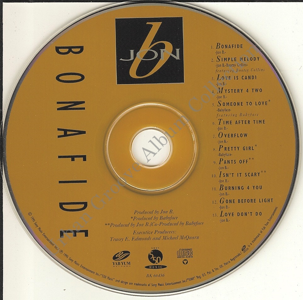 Jon B Bonafide 1995 Zip Added